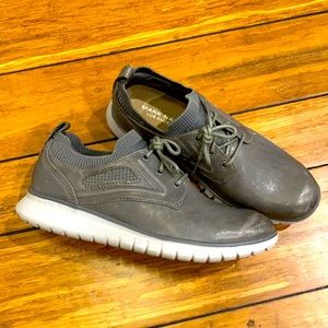 Men’s Genuine Leather Gray Sneakers